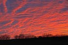 Beautiful sky near Colwell, Northumberland, Saturday afternoon. Photo: David T. Hewitson/Sports for All Pics